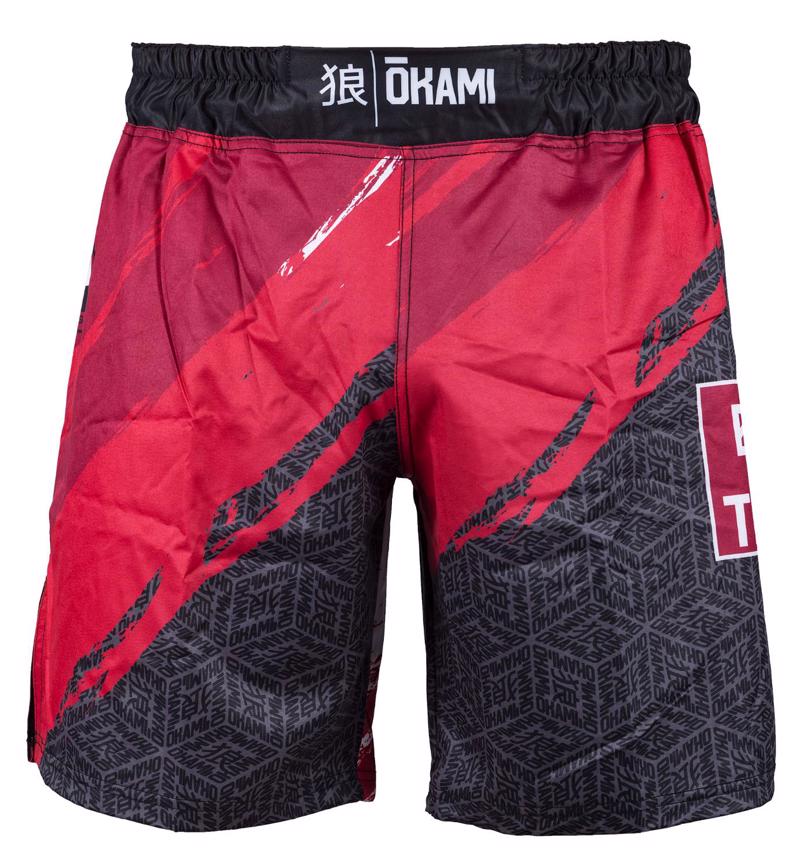 Okami cube Fightshorts -black